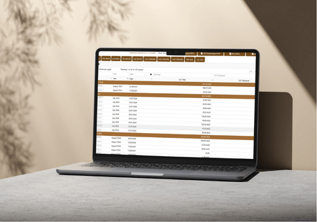 Blue Modern Company Case Study Flyer Portrait (1)